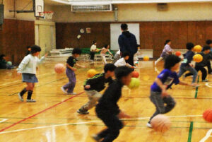 バスケットで遊ぼう